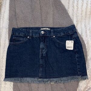 Denim Mini Skirt